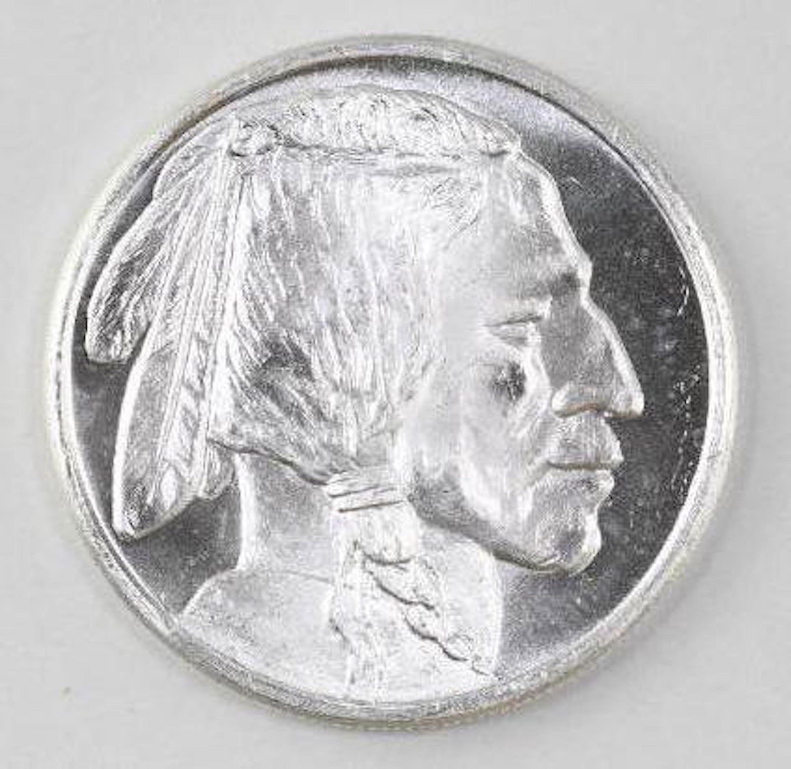 Buffalo Design 1oz. .999 Fine Silver Round (1 of 2)