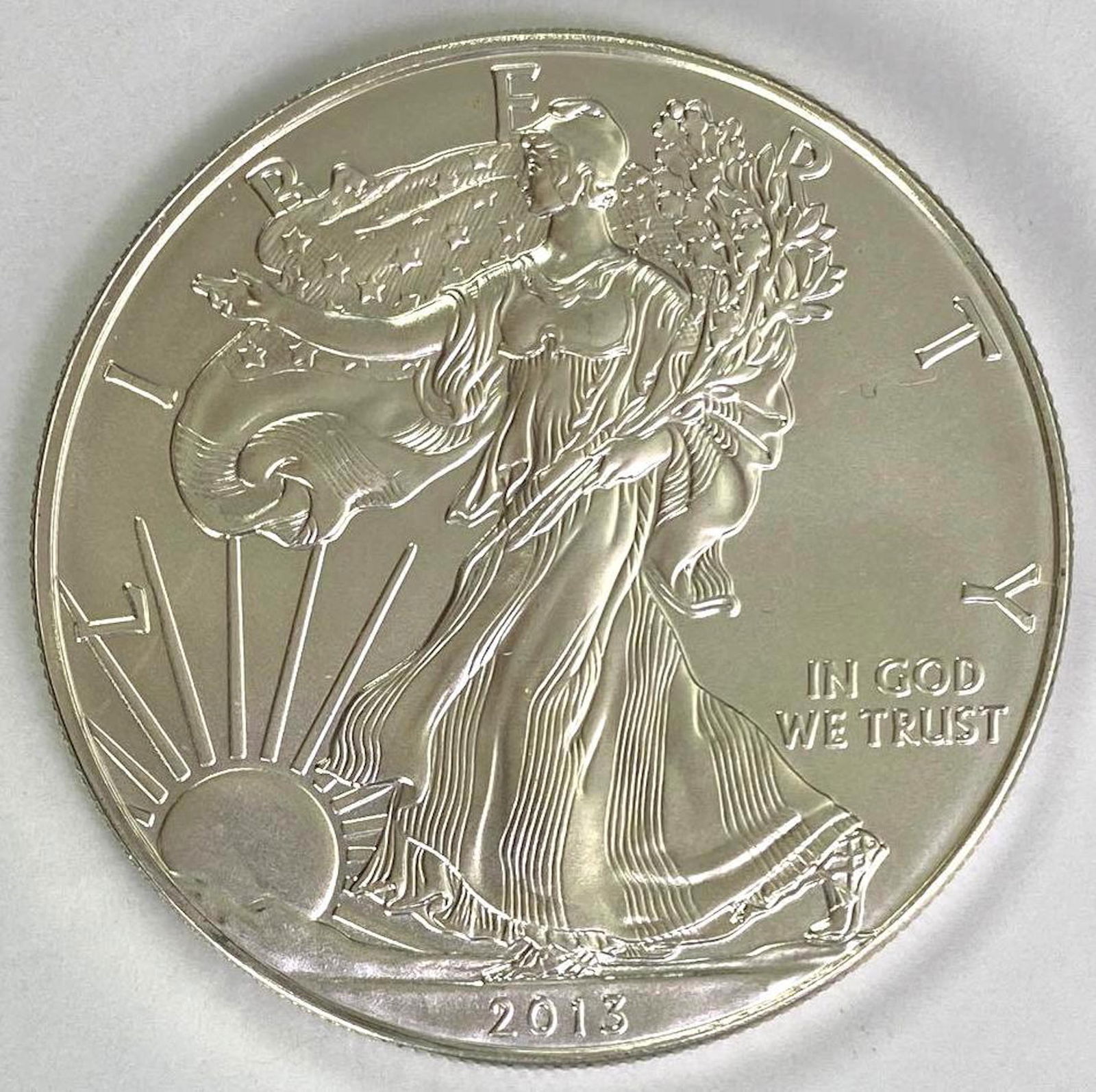 2013 American Eagle 1oz Fine Silver Dollar (1 of 2)