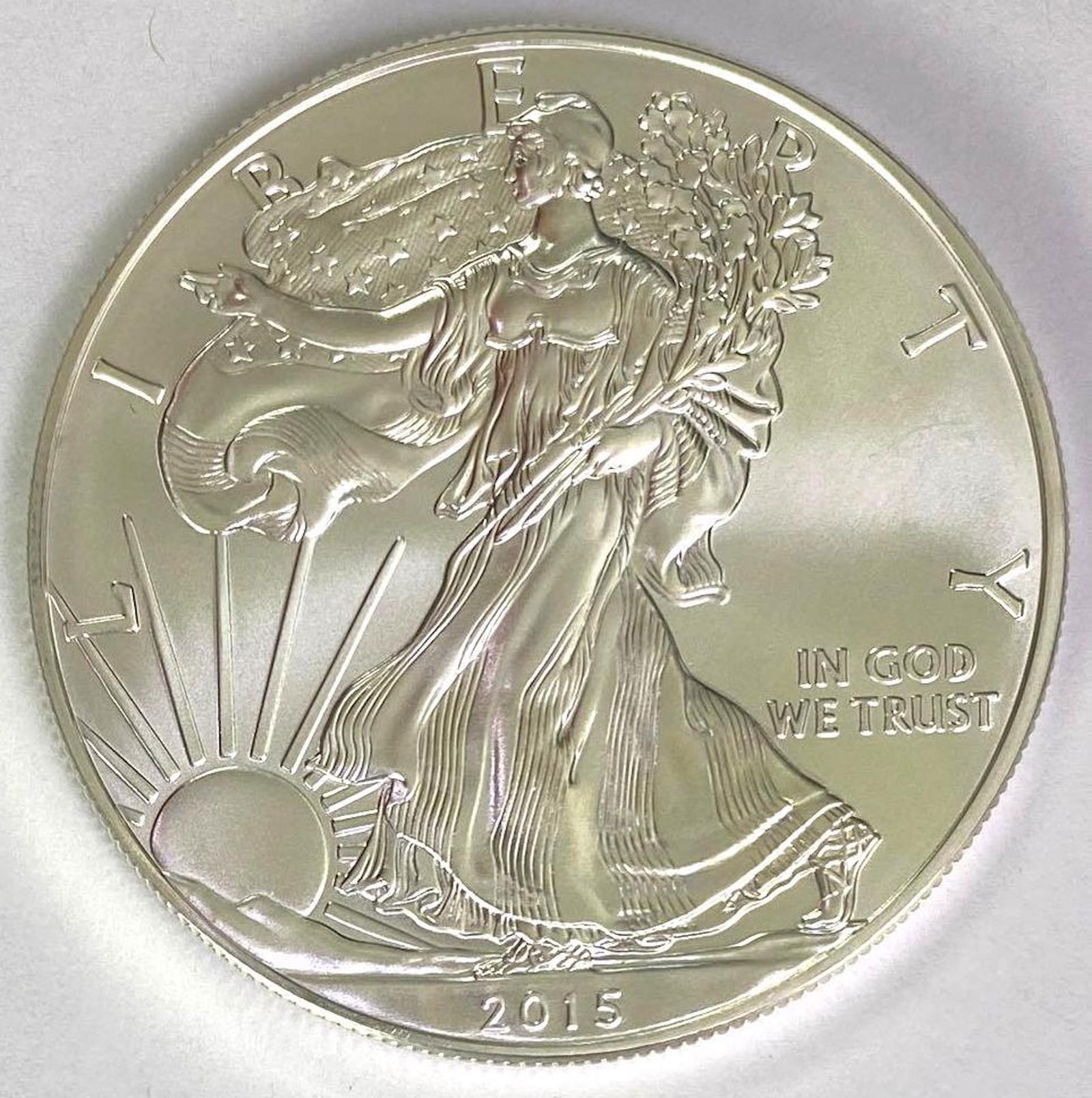 2015 American Eagle 1oz Fine Silver Dollar (1 of 2)