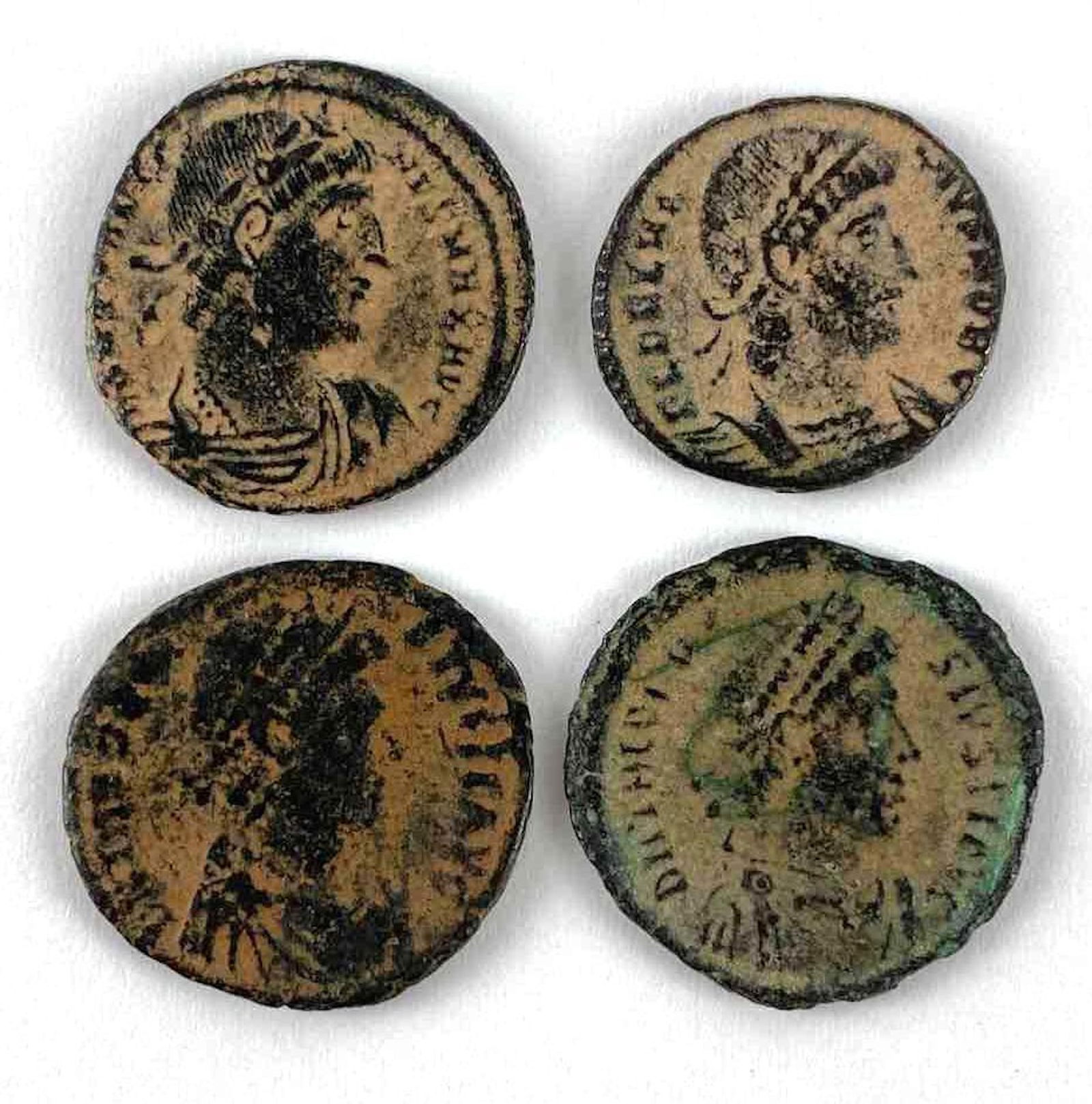 Group of 4 Authentic Ancient Roman Coins (1 of 2)