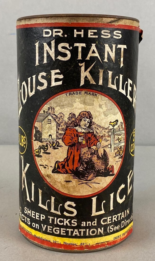 Dr. Hess Instant Louse Killer Advertising Cannister (1 of 6)