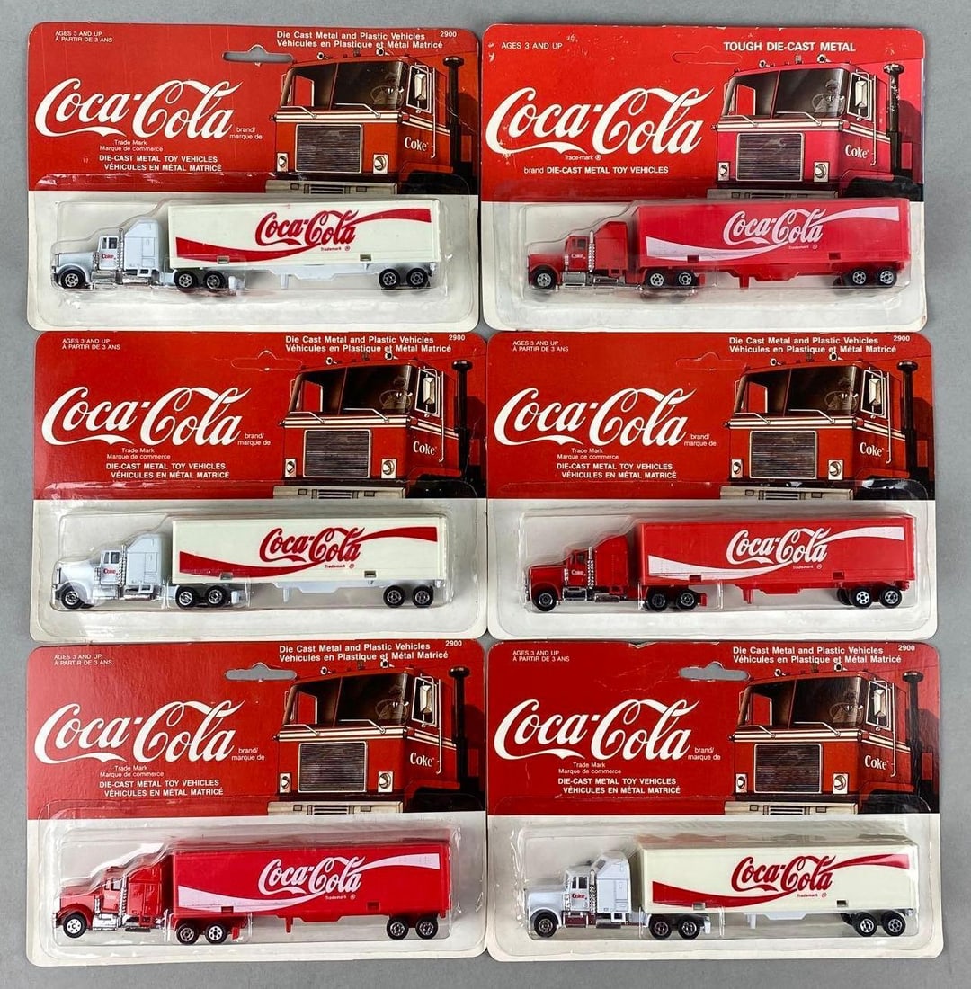 Group of 6 Coca-Cola Die-Cast Vehicles (1 of 3)