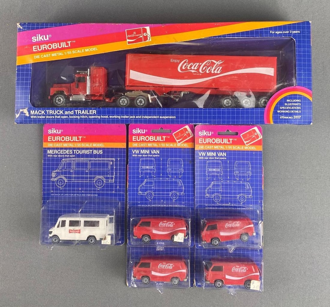 Group of 6 Siku Eurobuilt Die-Cast Vehicles (1 of 4)