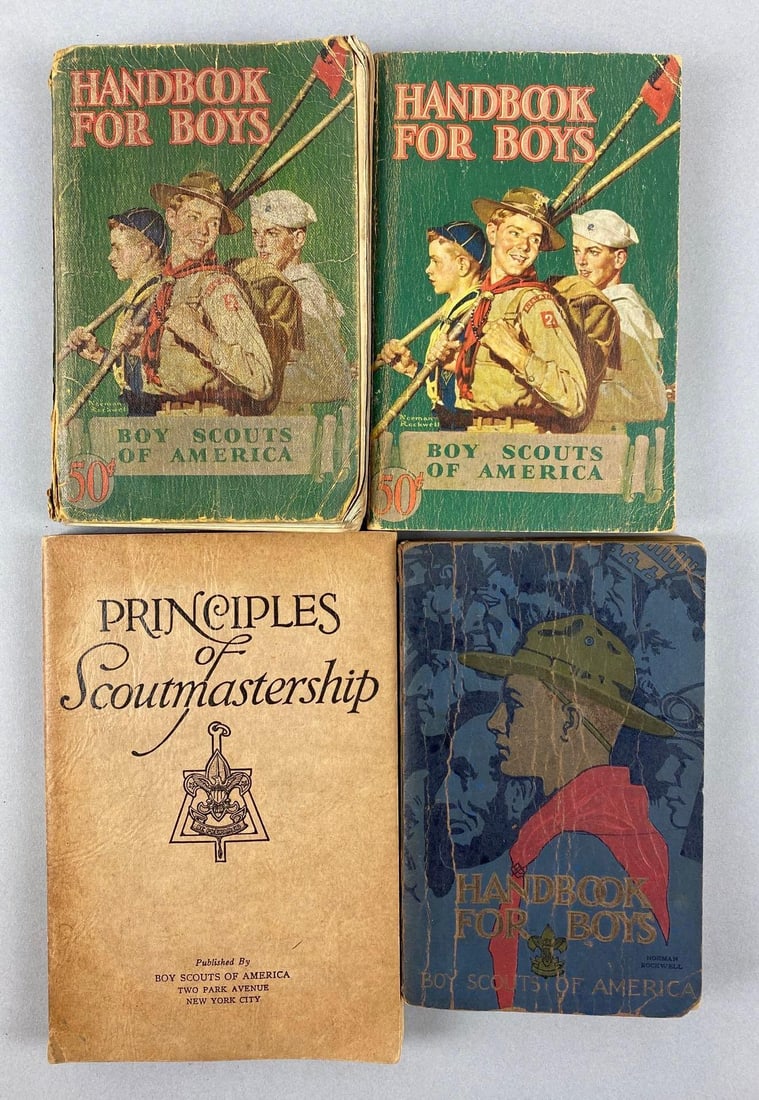 Group of 4 Boy Scouts of America Books (1 of 10)