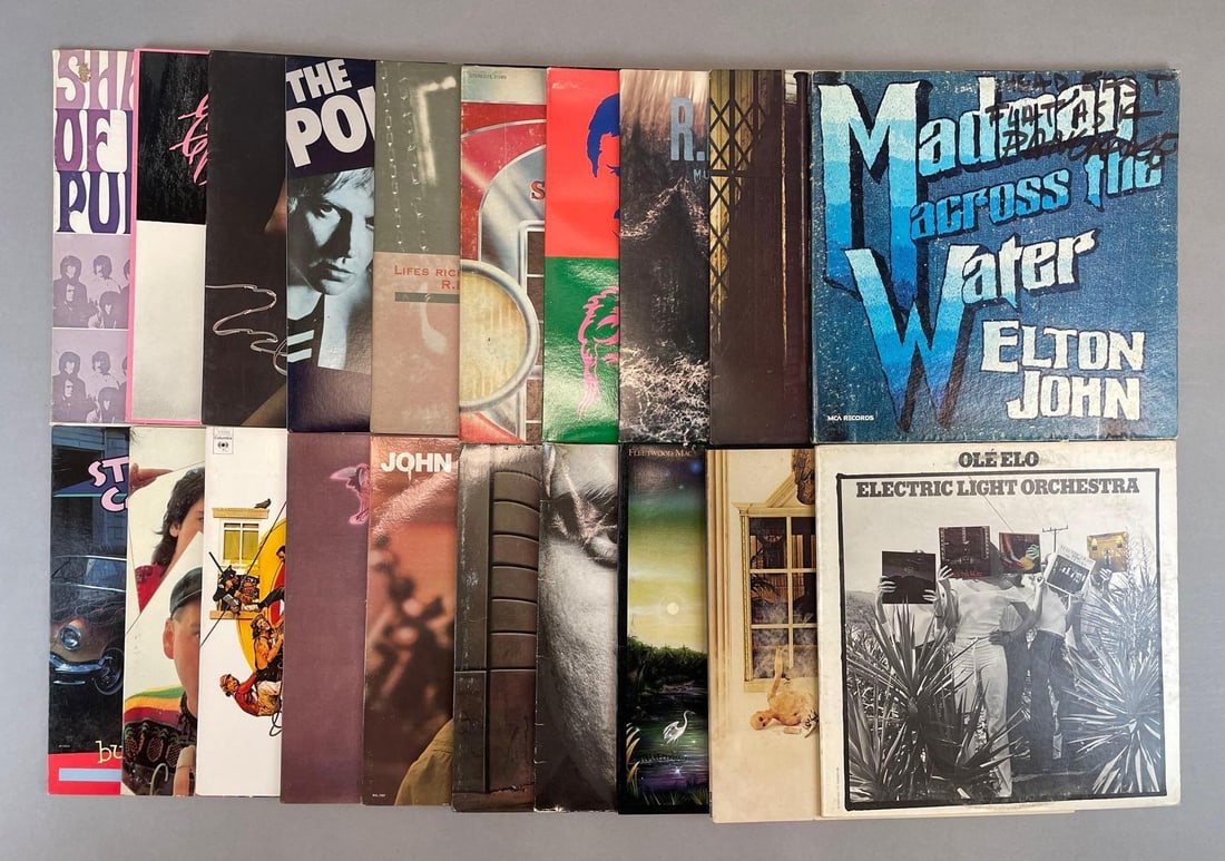 Group of 20 Vintage Classic Rock Vinyl Records (1 of 3)