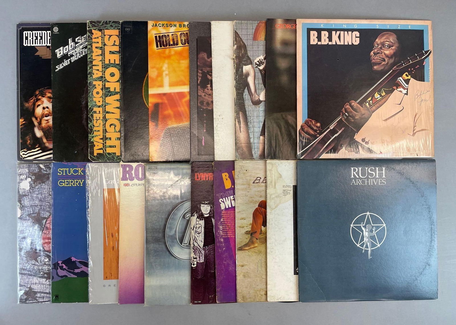Group of 20 Vintage Classic Rock Vinyl Records (1 of 3)
