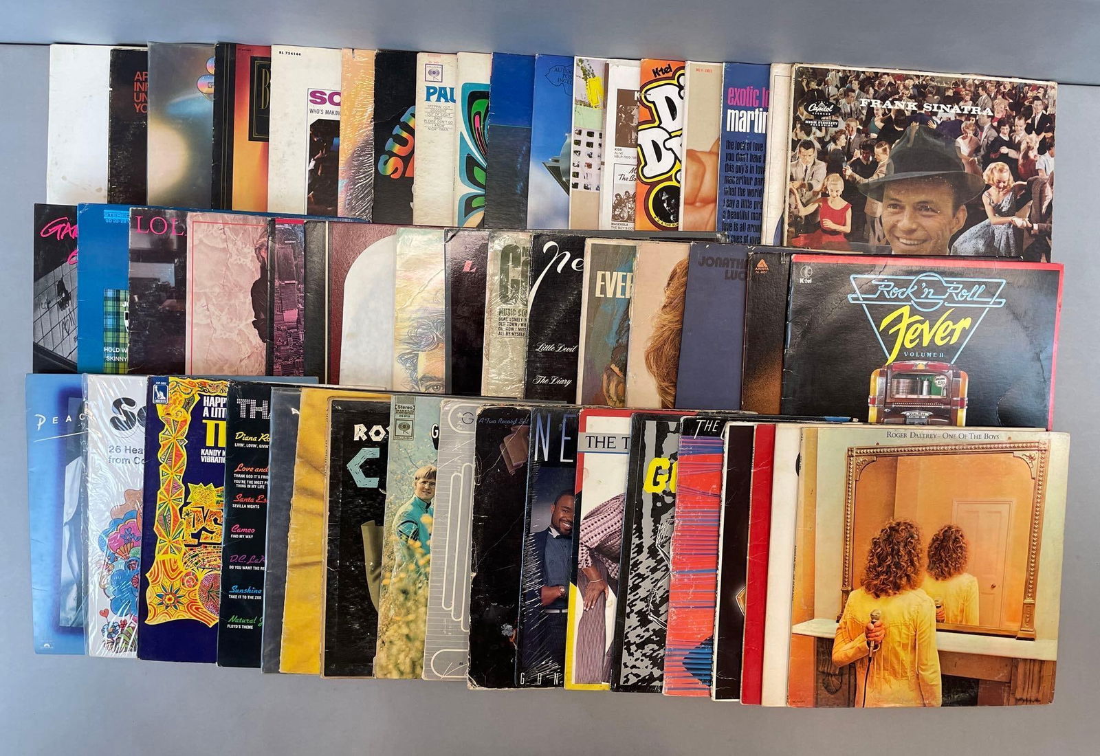 Group of 50+ Assorted Vintage Vinyl Records (1 of 3)