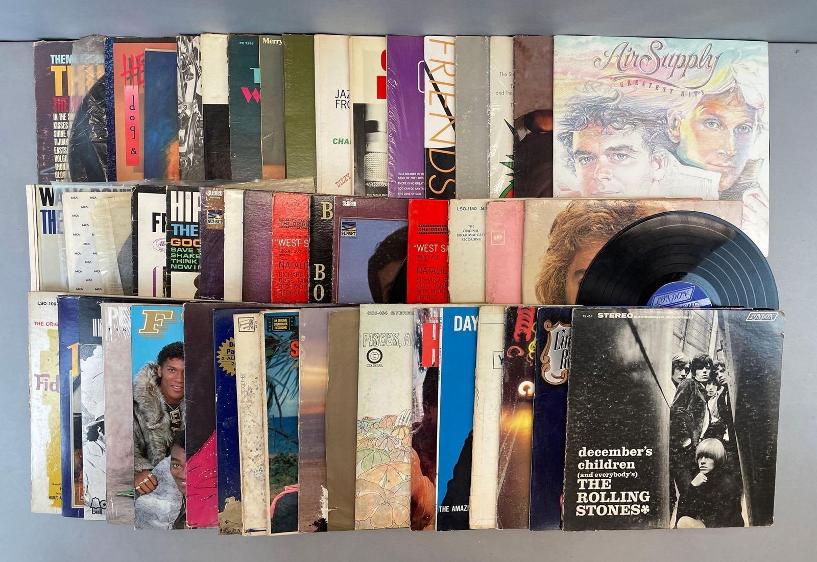 Group of 50+ Assorted Vintage Vinyl Records (1 of 3)