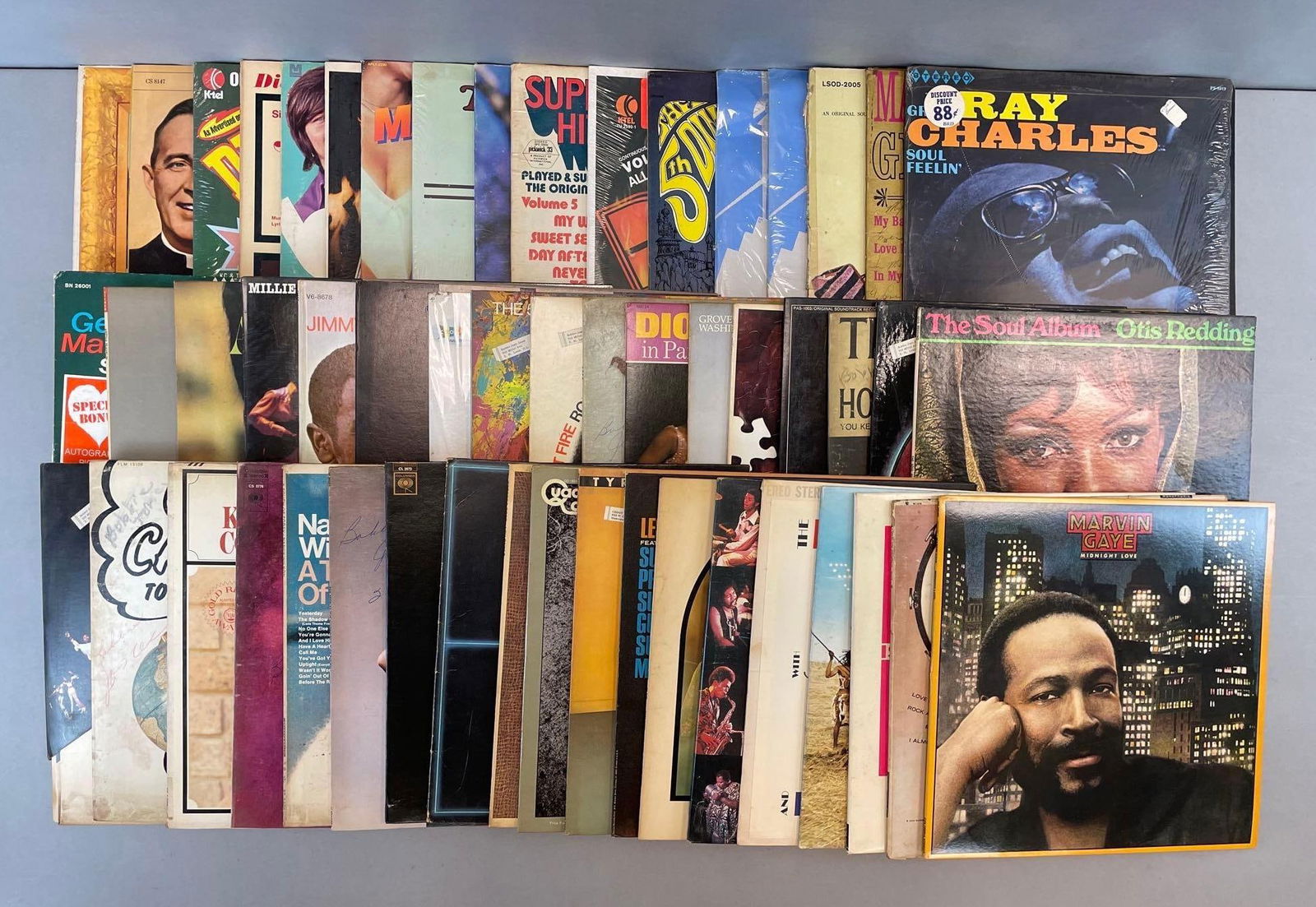 Group of 50+ Assorted Vintage Vinyl Records (1 of 3)