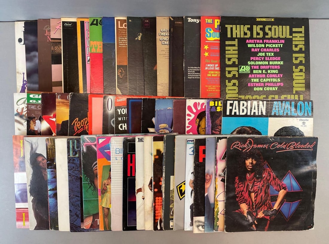 Group of 50+ Assorted Vintage Vinyl Records (1 of 3)