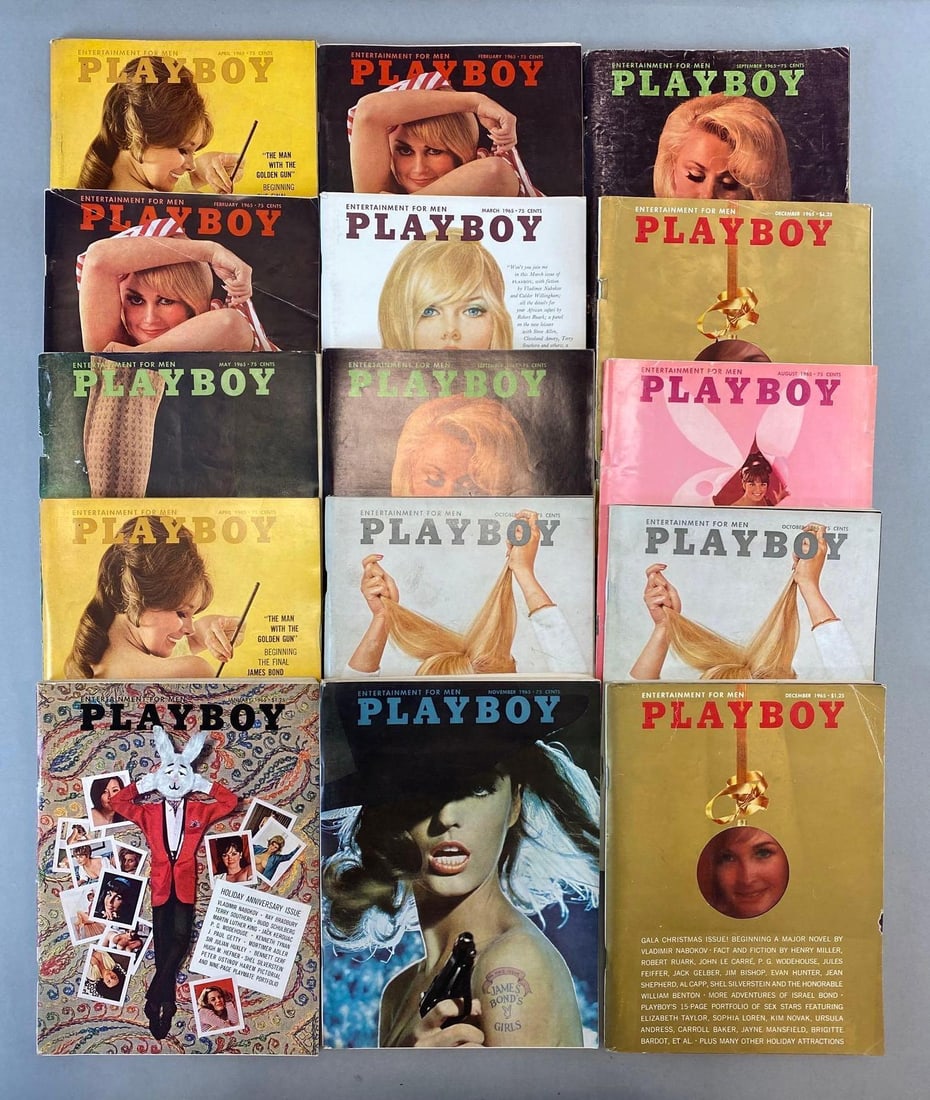 Group of 30 1965 Playboy Magazines (1 of 6)