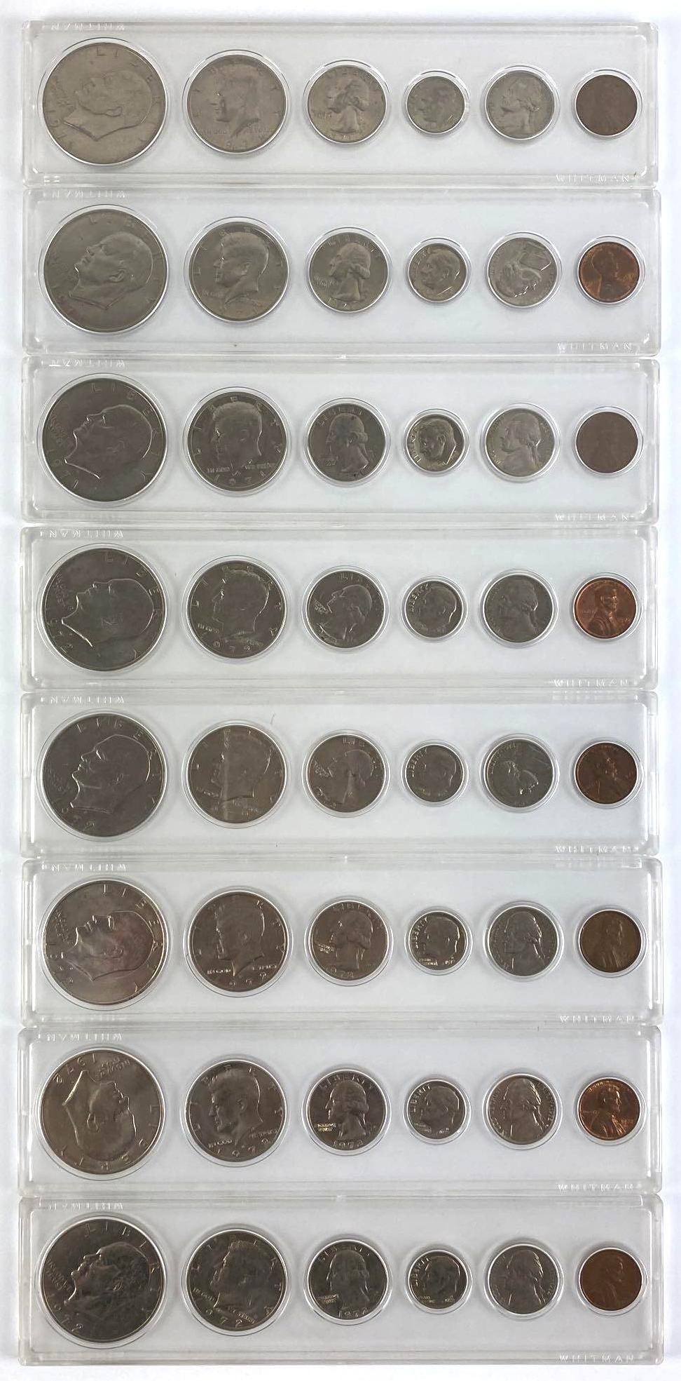 Group of (8) 1971-72 US Coin Sets (1 of 2)