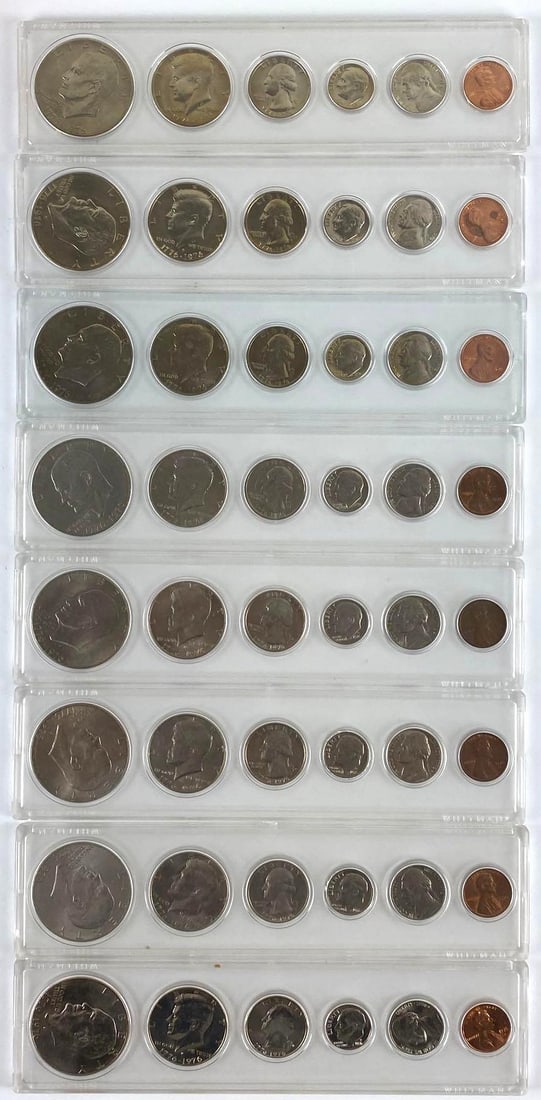 Group of (8) 1976 US Coin Sets (1 of 2)