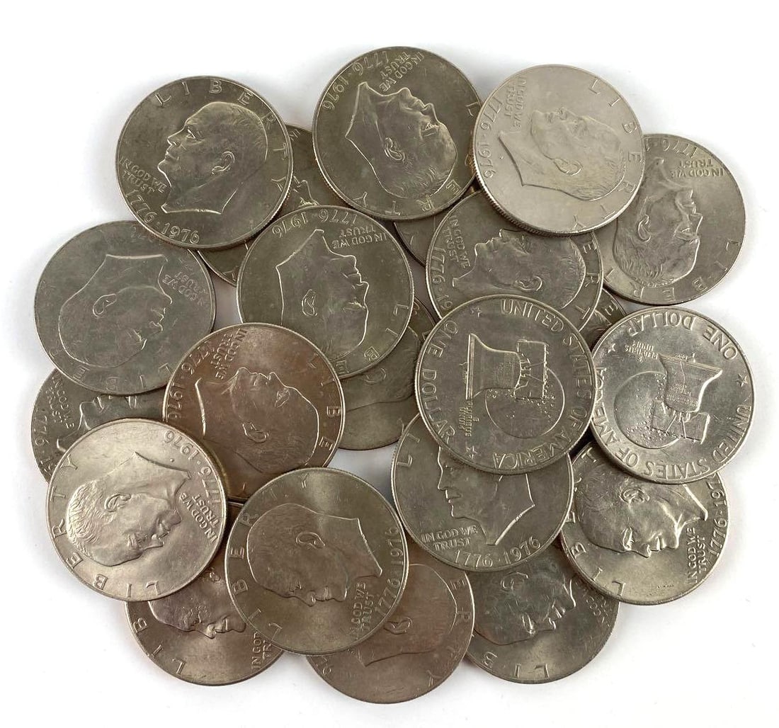 Group of (22) 1976 Eisenhower Dollars (1 of 1)
