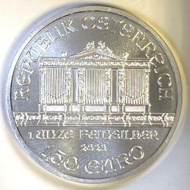 2023 1.50 Euro .999 Fine Silver Austrian Philharmonic 1 oz Round (1 of 2)
