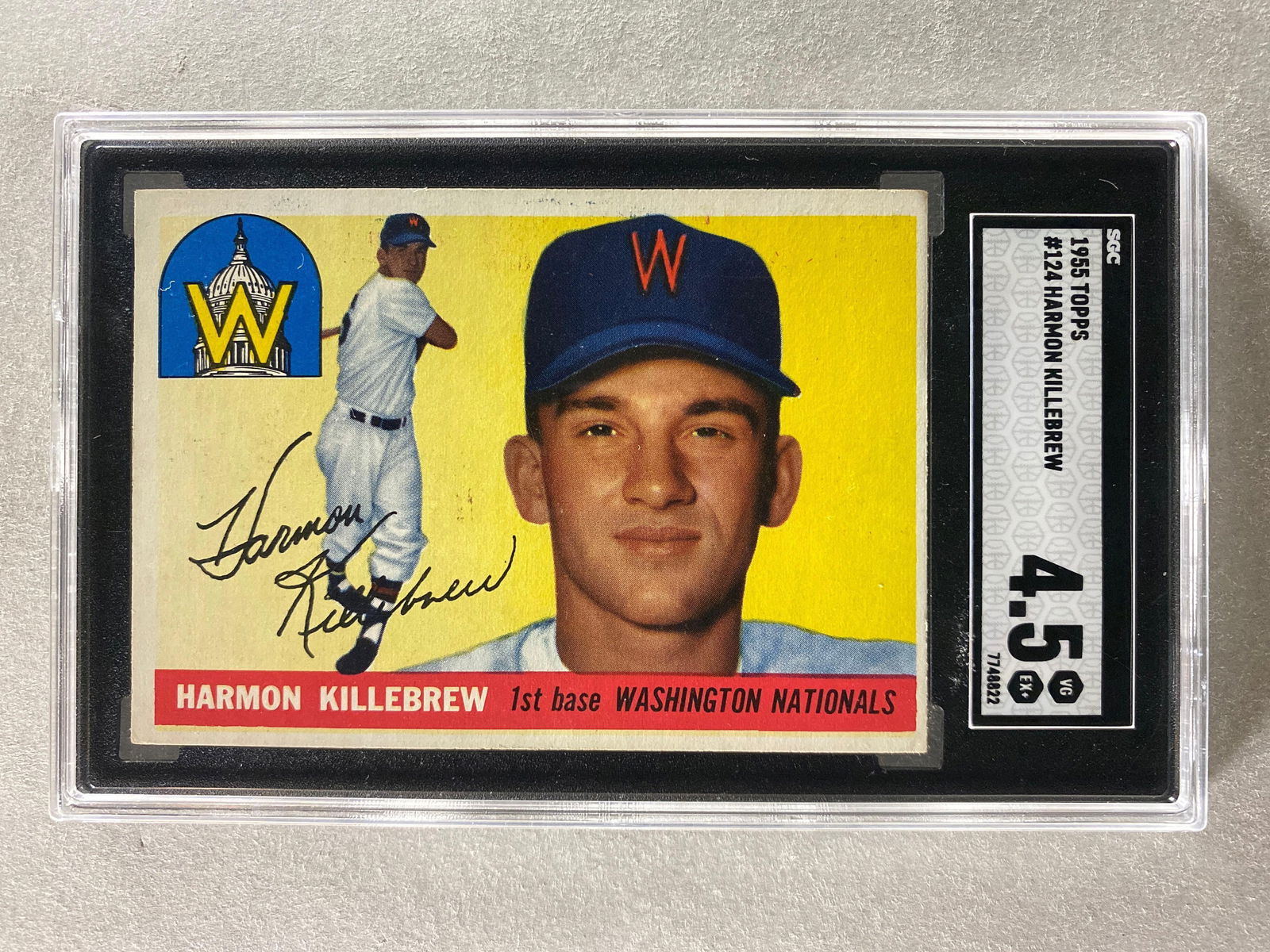 1955 Topps Harmon Killebrew #124 SGC 4.5 (1 of 2)