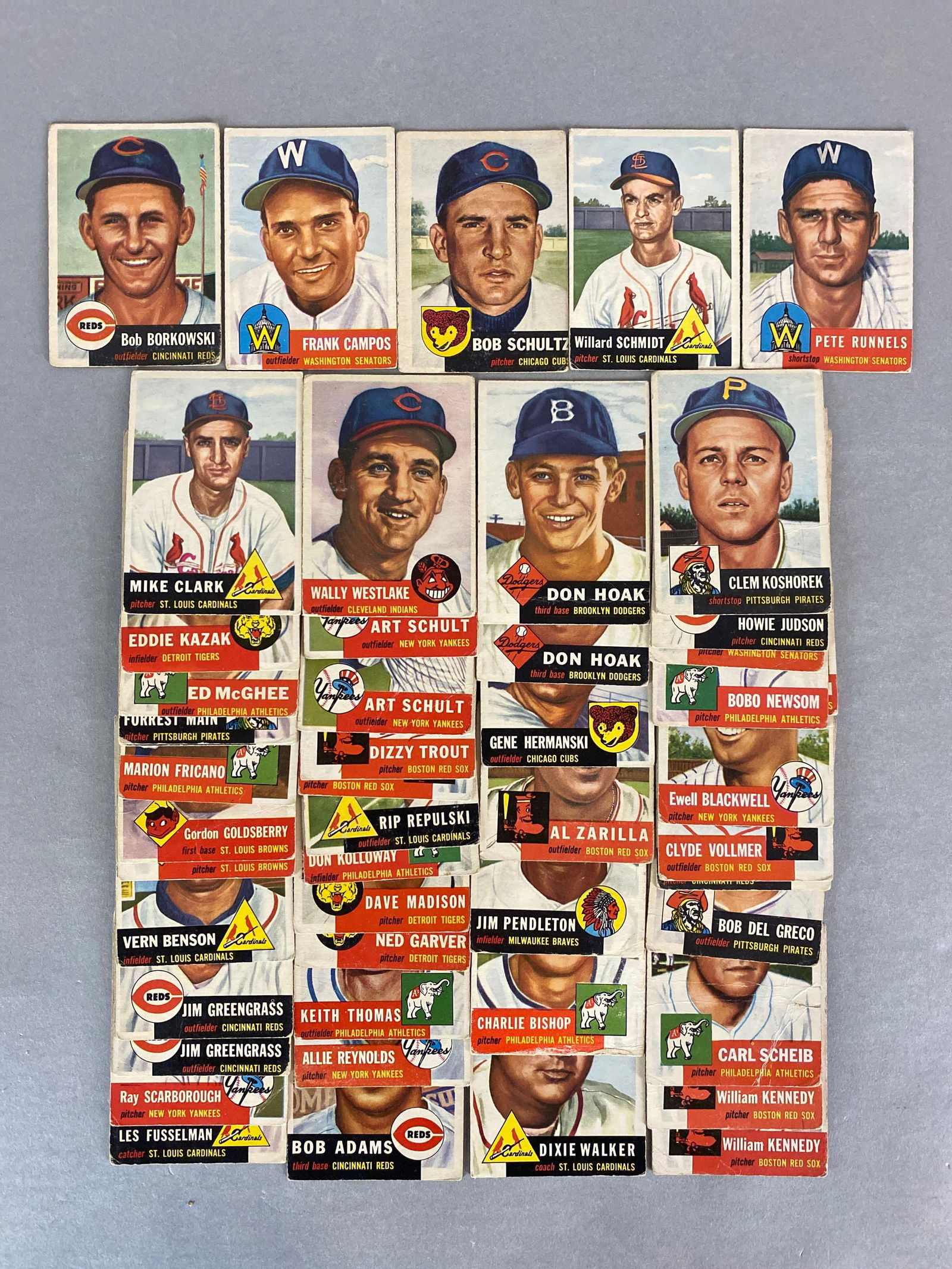 50 - 1953 Topps Baseball Cards (1 of 2)