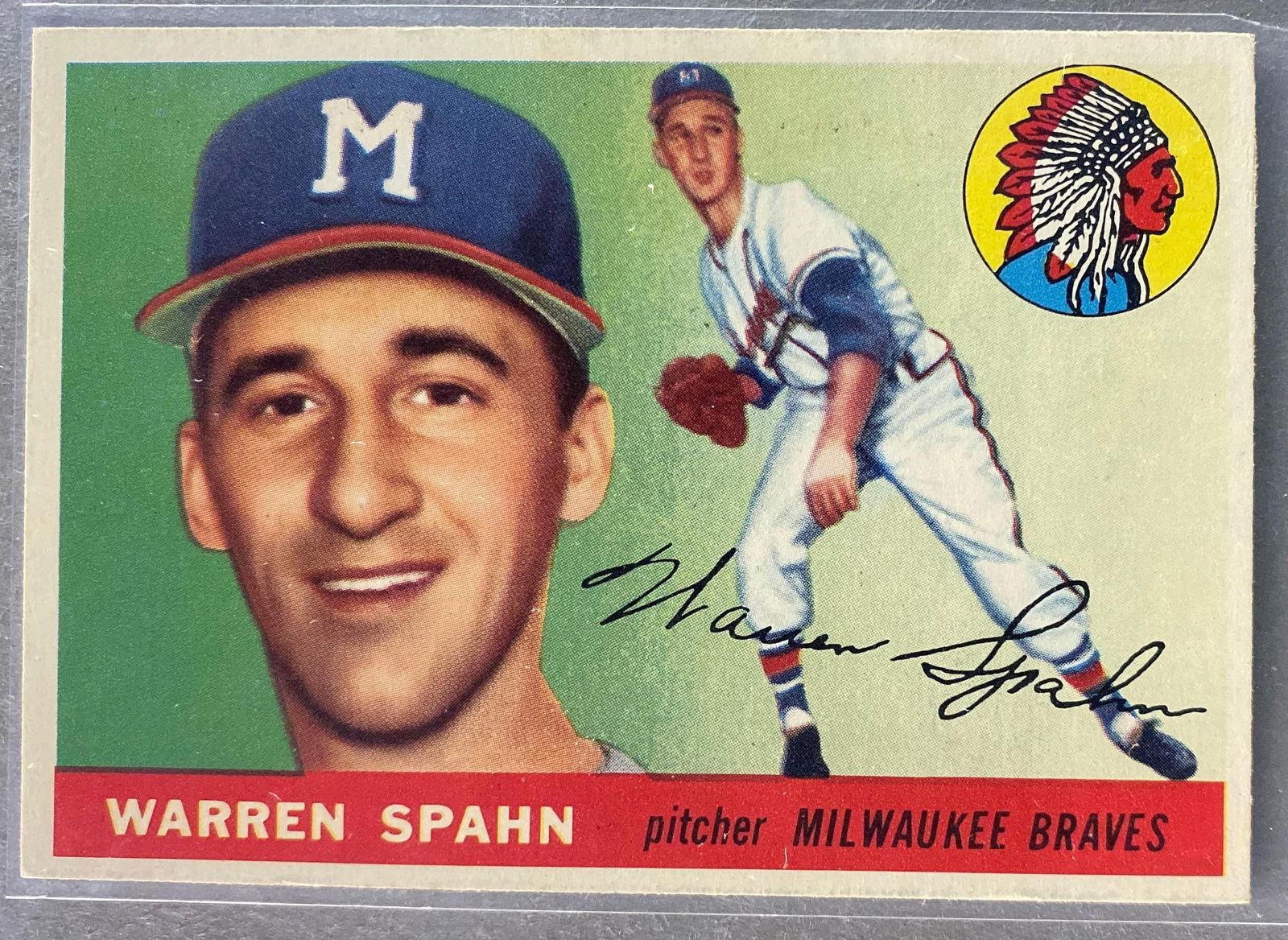 1955 Topps Warren Spahn #31 (1 of 2)