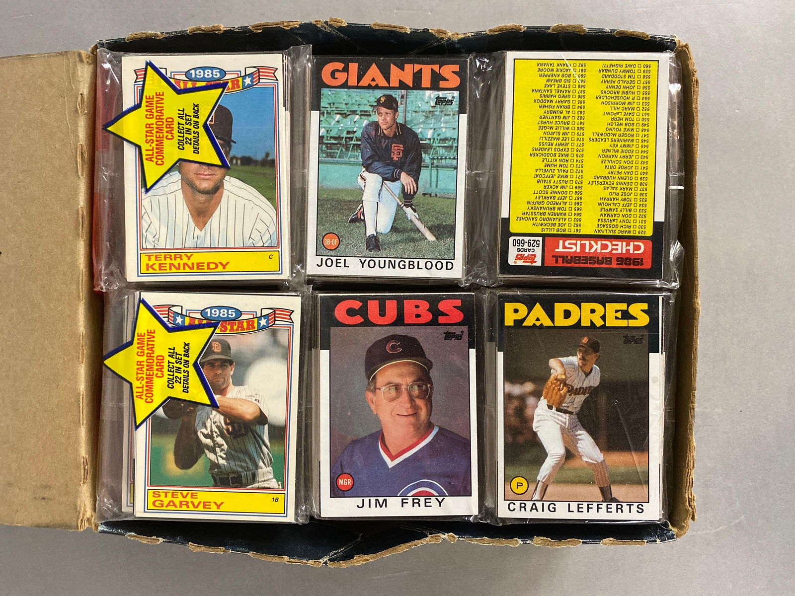 1986 Topps Baseball Rack Pack Box (1 of 4)