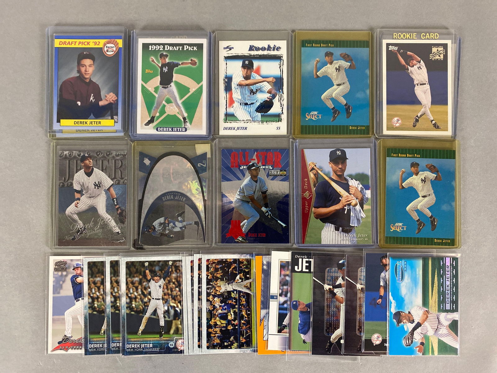 30 - Derek Jeter Cards Including 11 Rookies (1 of 2)