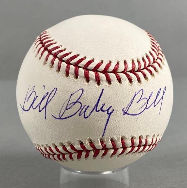 Bill Baby Bell Signed Baseball (1 of 3)