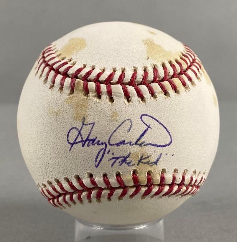 Gary Carter Signed Baseball with Inscription and COA (1 of 4)