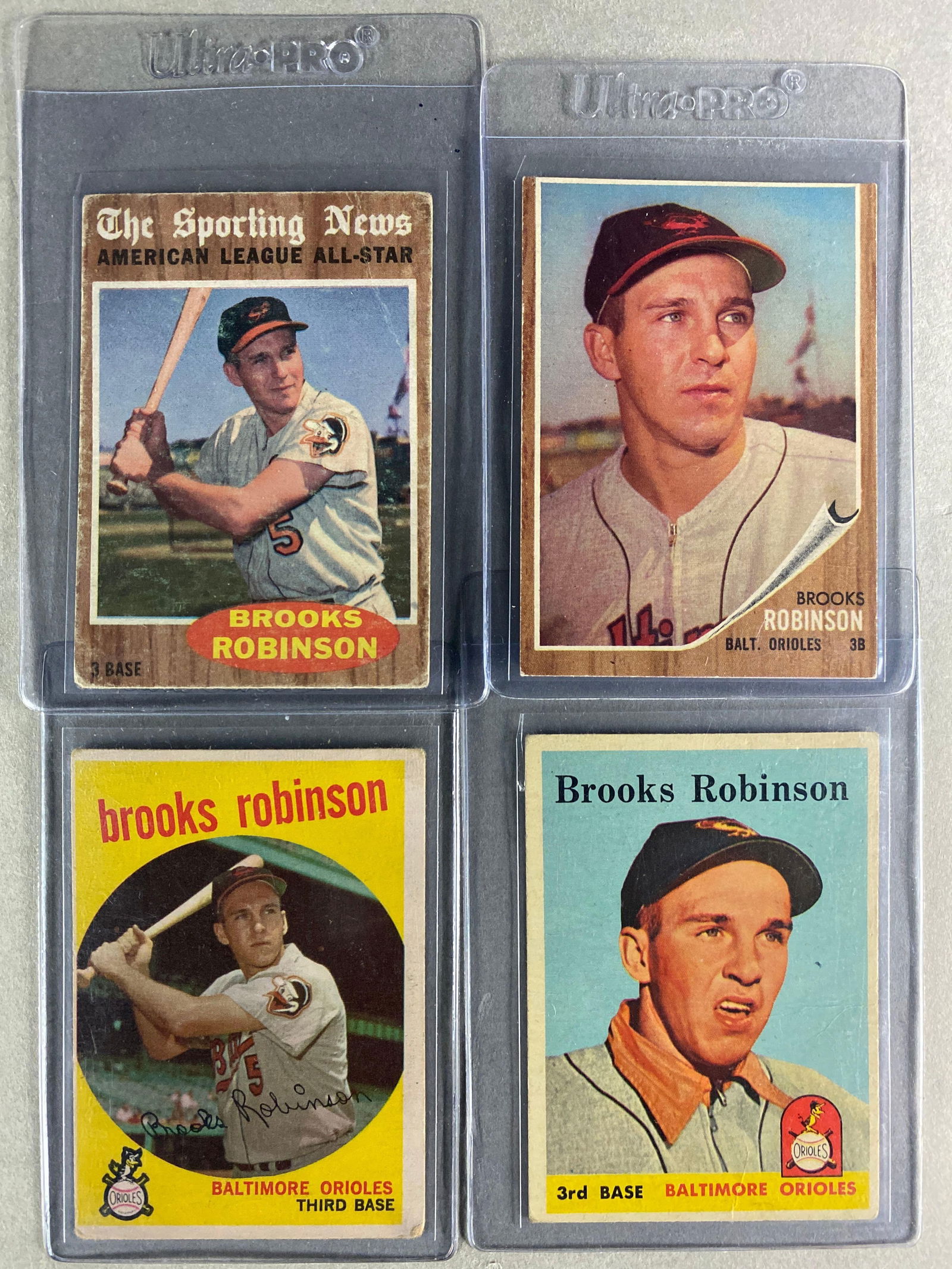 4 - 1958 - 62 Topps Brooks Robinson Cards (1 of 2)