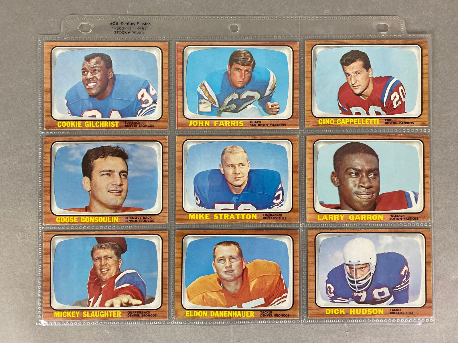 26 - 1966 Topps Football Cards with Stars (1 of 3)