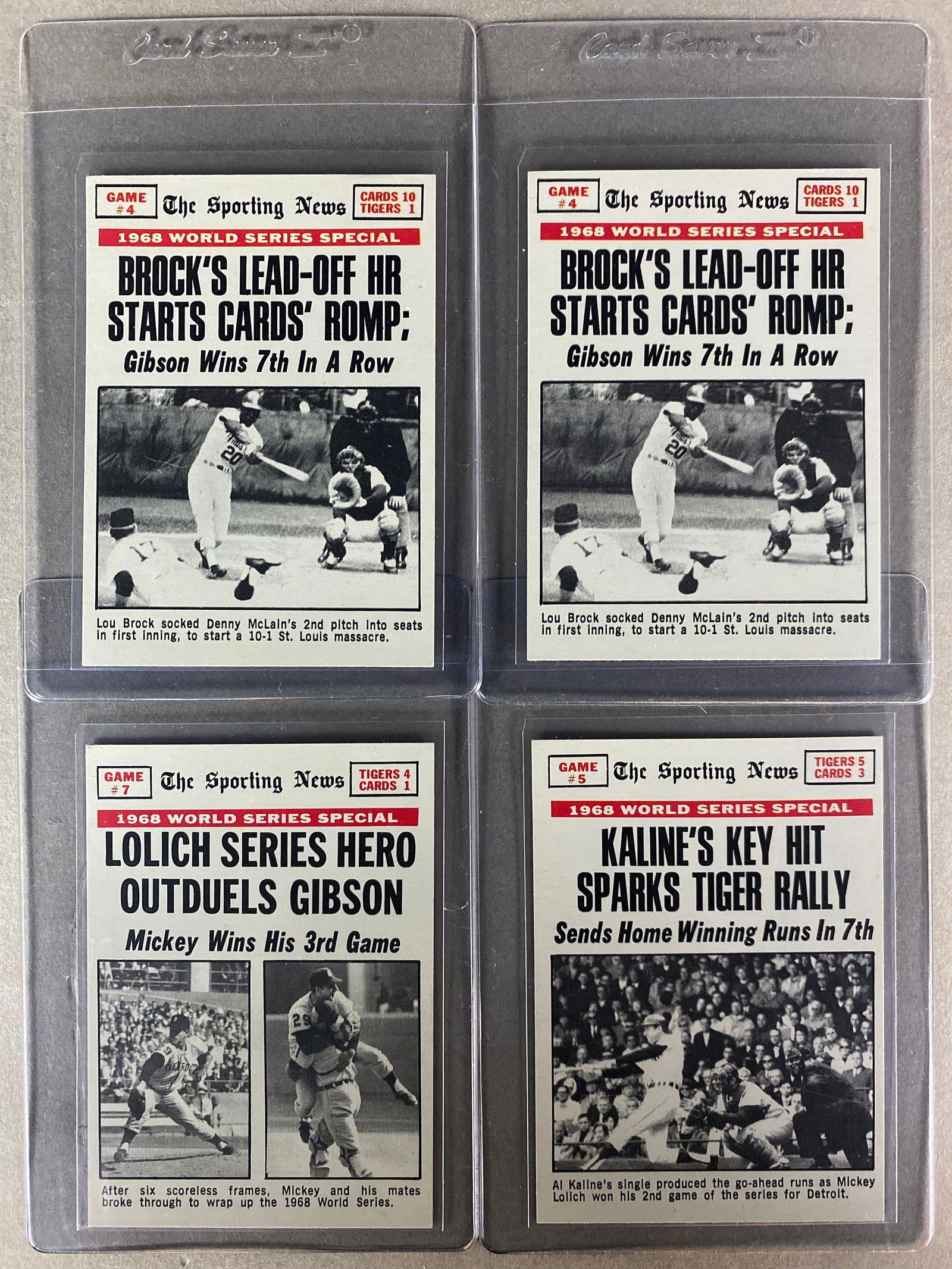 4 - 1969 Topps World Series High Grade Cards (1 of 2)