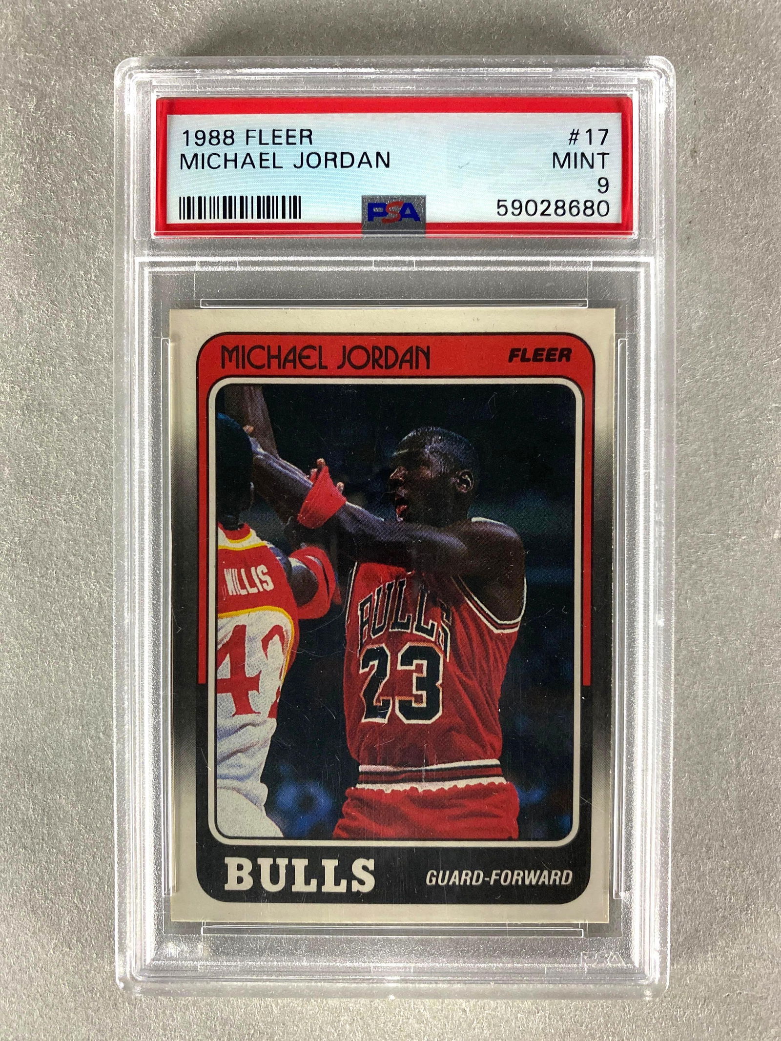 1988 Fleer Michael Jordan #17 PSA 9 (1 of 2)