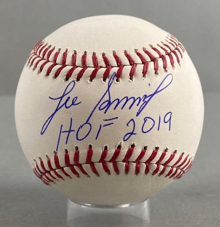 Lee Smith Signed Baseball with Inscription (1 of 3)