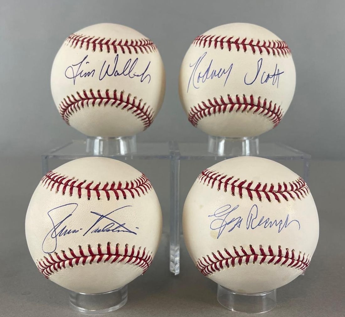 4 - Montreal Expos Stars Signed Baseballs with COA (1 of 4)