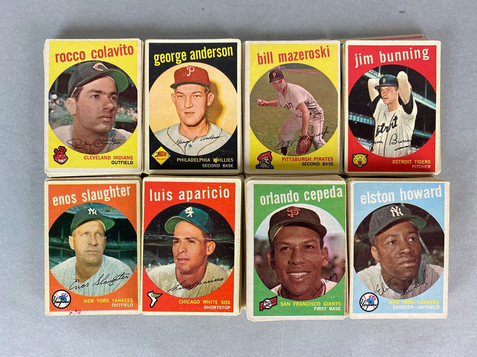 150+ 1959 Topps Baseball Cards with HOFs, Stars, and Rookies (1 of 2)