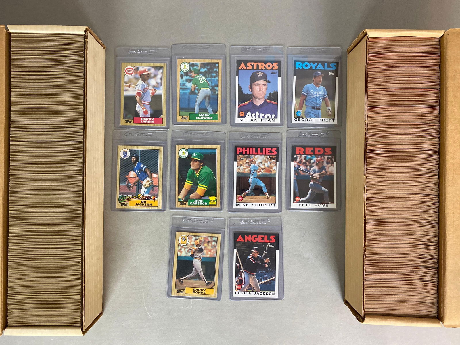1986 and 87 Topps Baseball High Grade Set (1 of 2)