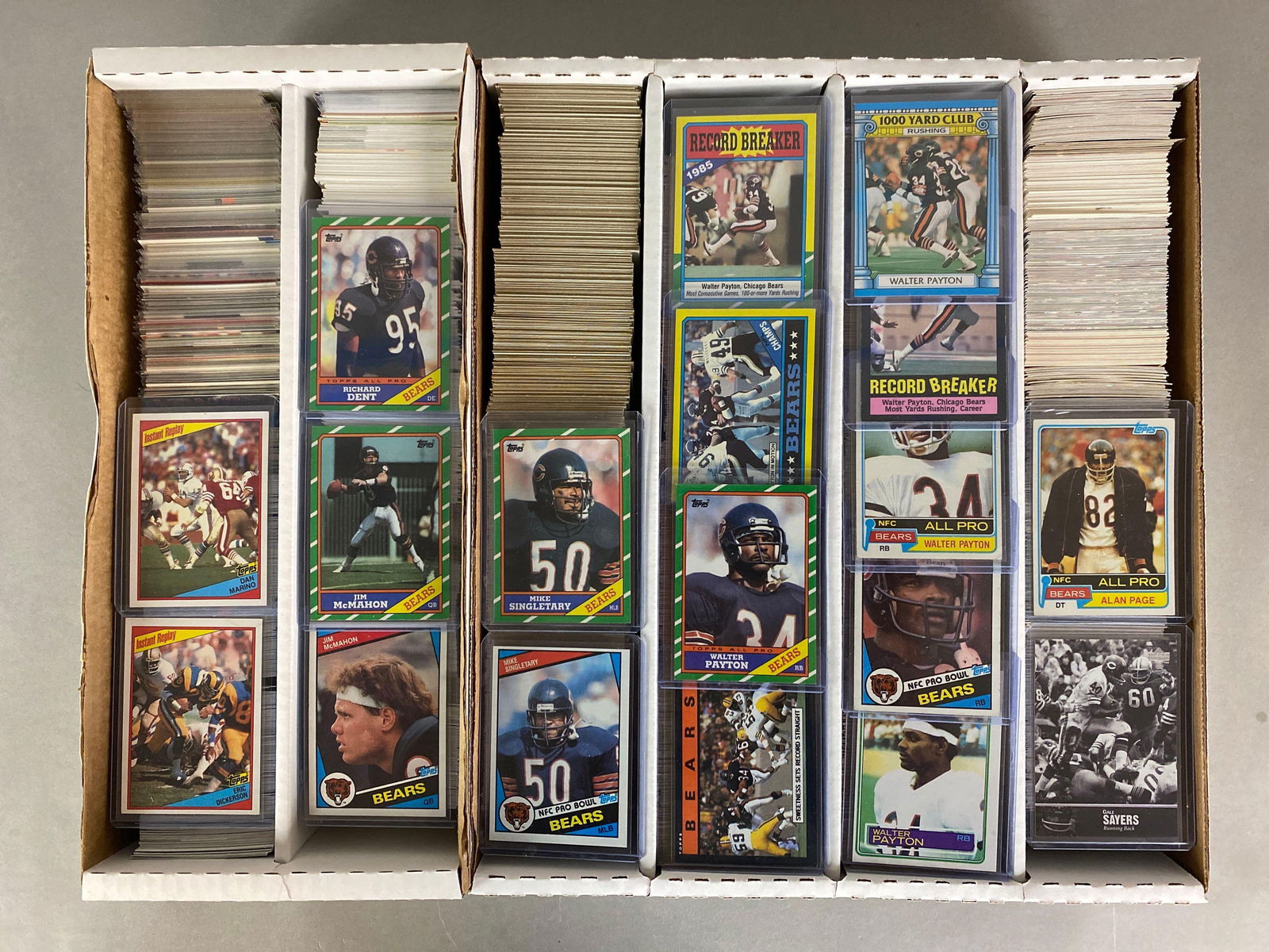 4500 + 1980 - 2020 Football Cards with HOFs, Stars, and Rookies (1 of 2)
