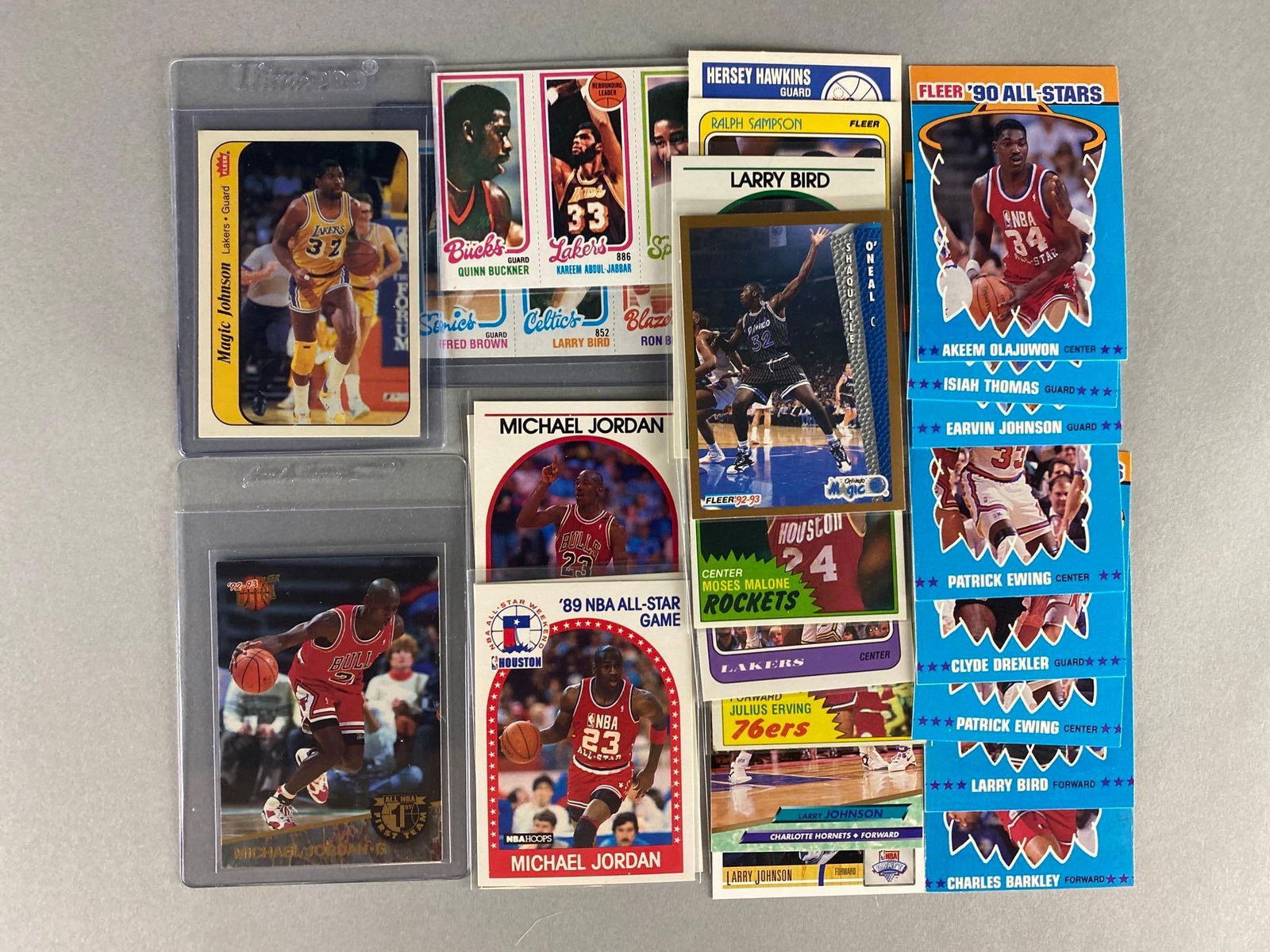 25 - 1980s - 90s Basketball HOFs and Rookie Cards (1 of 2)
