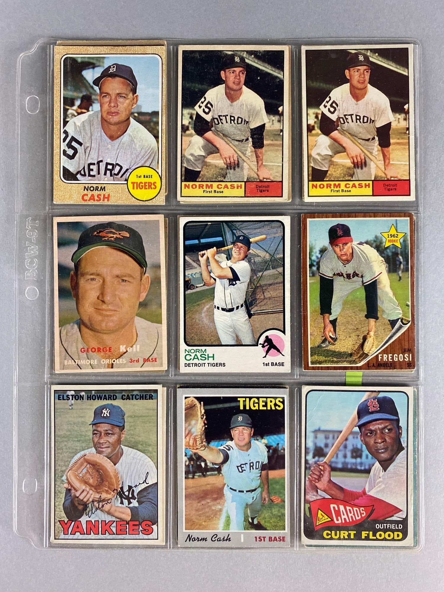 210+ 1950 - 60s Baseball Cards with HOFs Stars and Rookies (1 of 15)