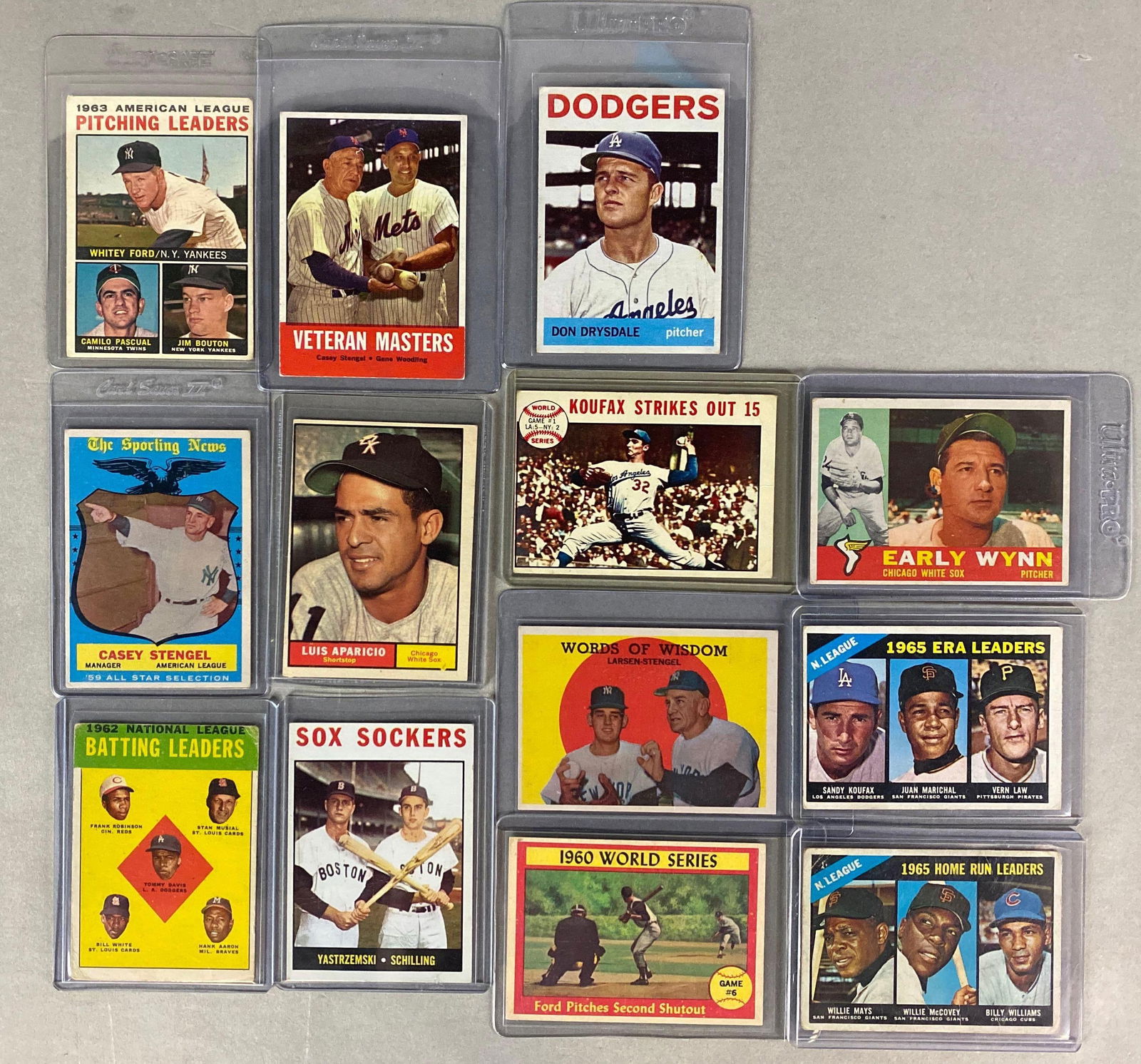 13 - 1959 - 66 Topps Baseball HOFs and Star Cards (1 of 2)