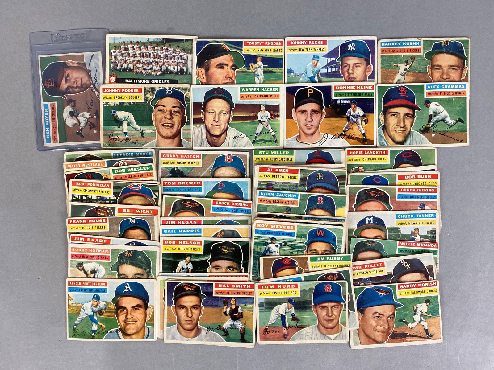 56 1956 Topps Baseball Cards Auction