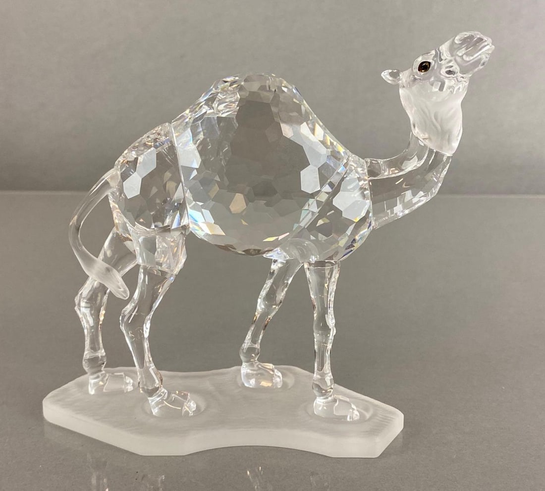 Swarovski Silver Crystal Camel with Box (1 of 9)
