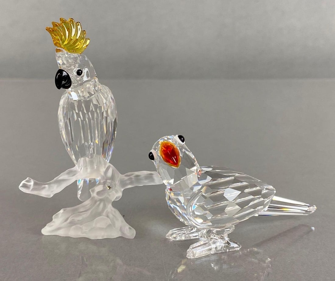 Group of 2 Swarovski Crystal Birds with Boxes (1 of 9)
