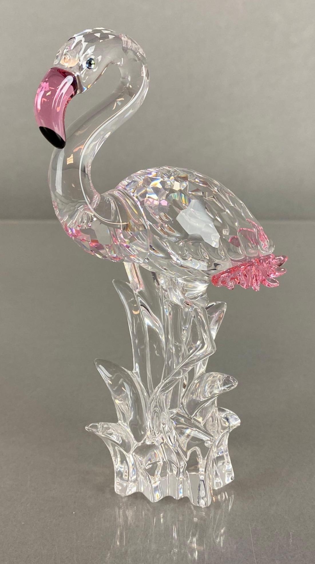 Swarovski Crystal Flamingo with Box (1 of 10)