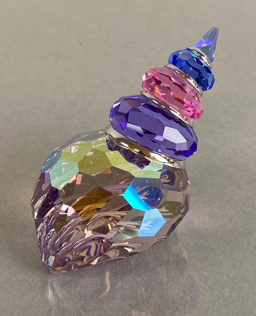 Swarovski Crystal BlueViolet Corunna Shell with Box (1 of 9)