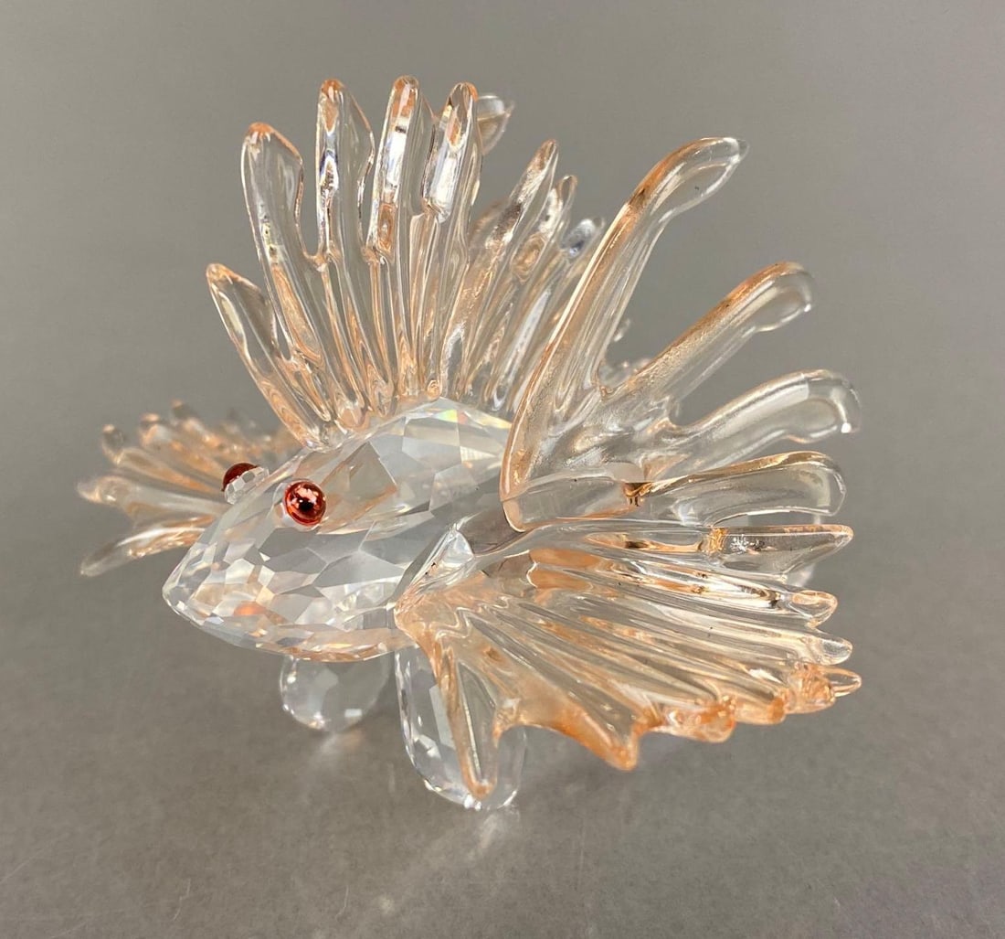 Swarovski Crystal Lion Fish with Box (1 of 9)