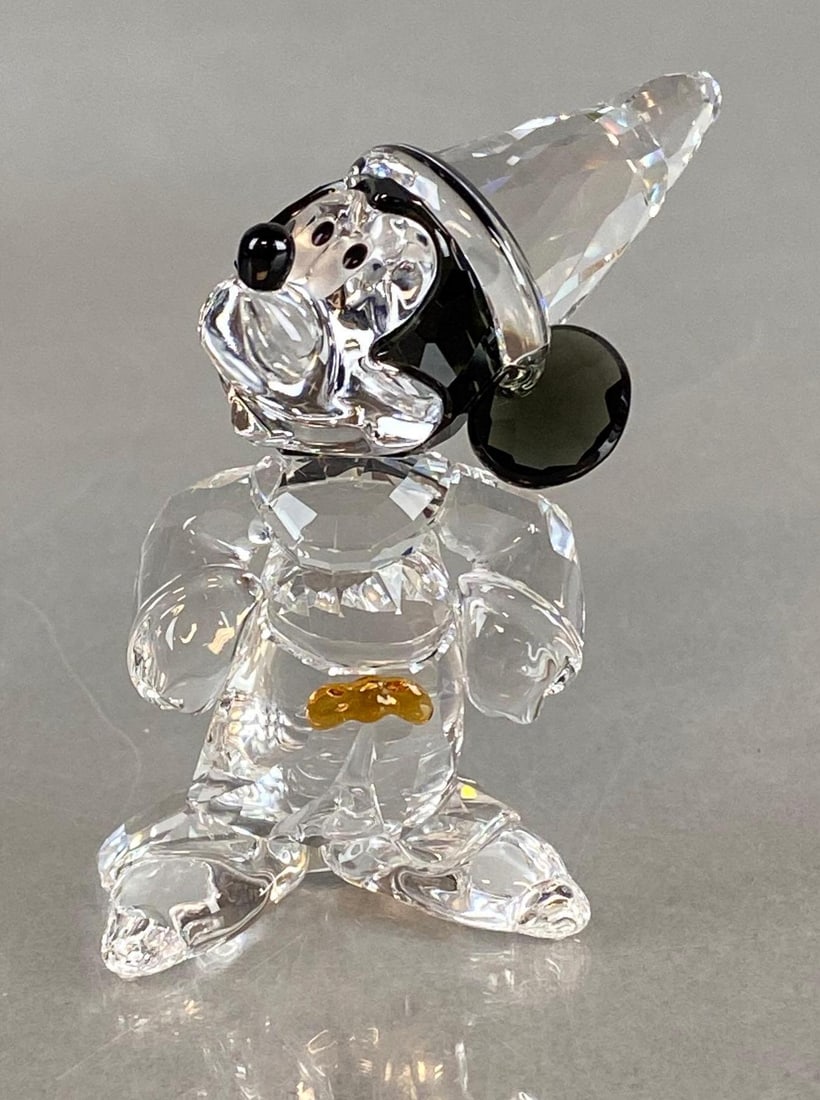 Swarovski Crystal Disney Sorcerer Mickey with Box (1 of 9)