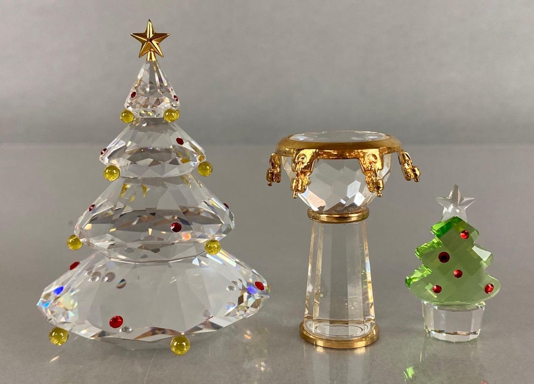Group of 3 Swarovski Crystal Christmas Trees and More (1 of 6)