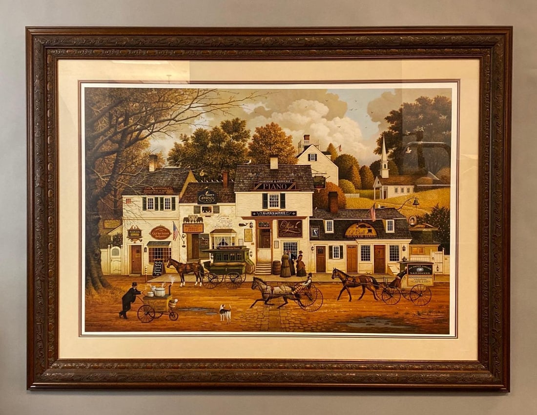 1995 Charles Wysocki Olde Cape Cod Lithograph Print (1 of 5)