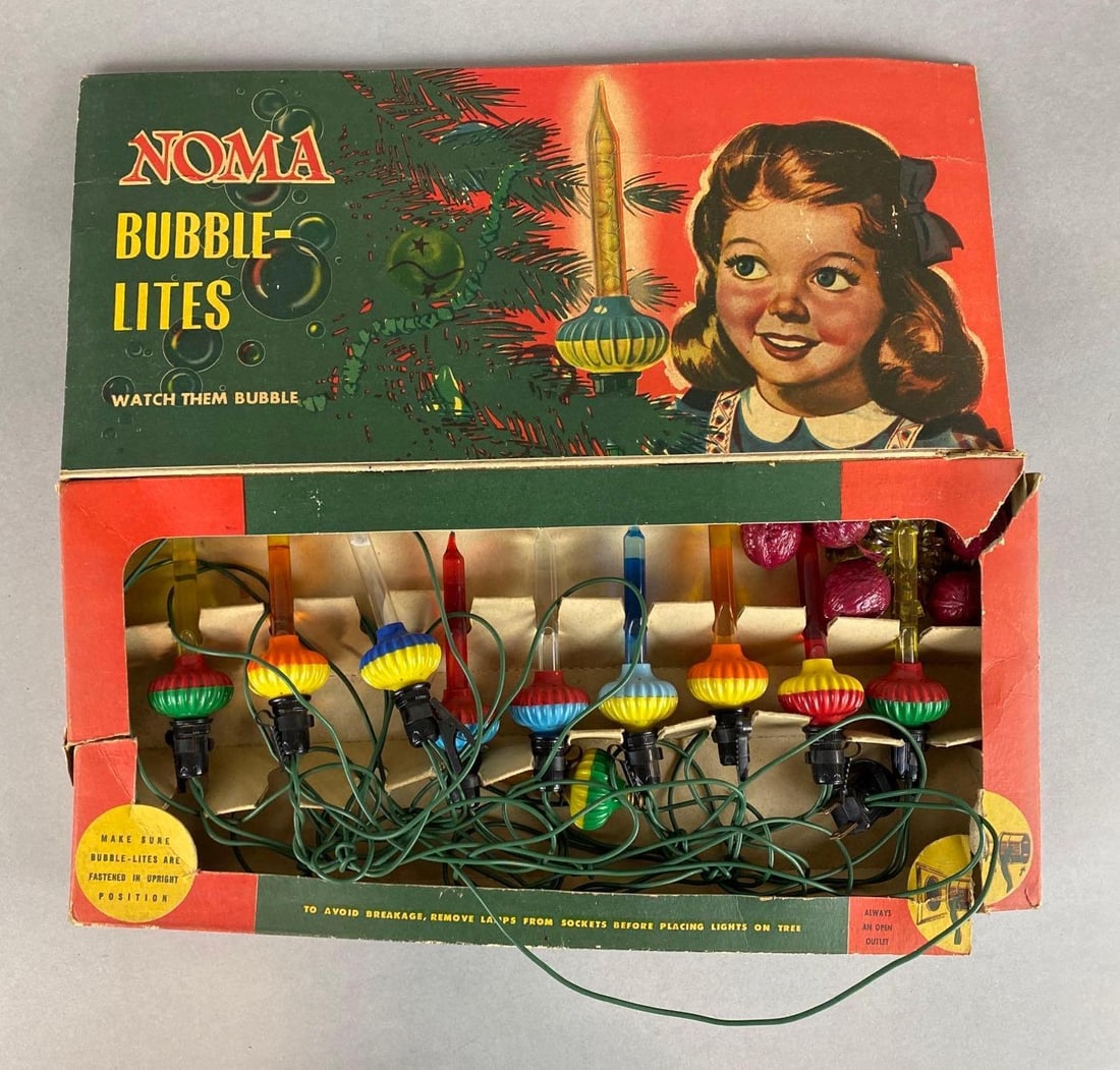 Vintage Nima Bubble Lites Christmas Tree Lights (1 of 6)