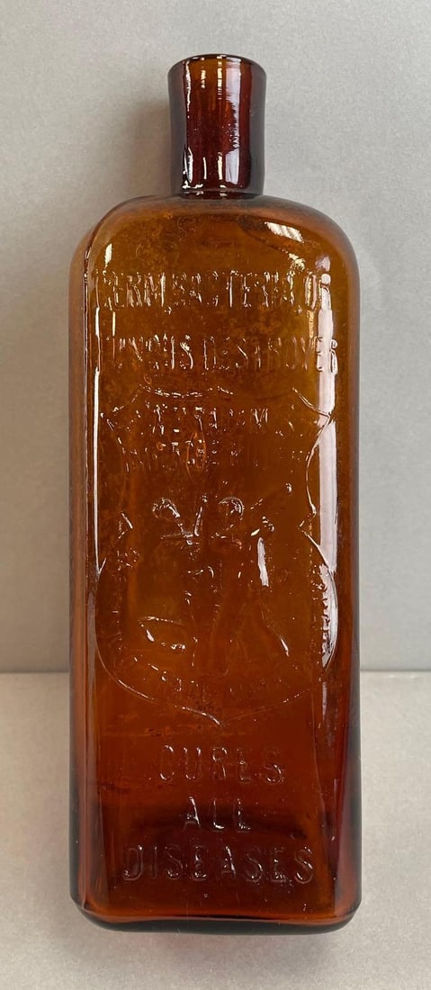 Antique Wm. Radams Microbe Killer Advertising Bottle (1 of 5)