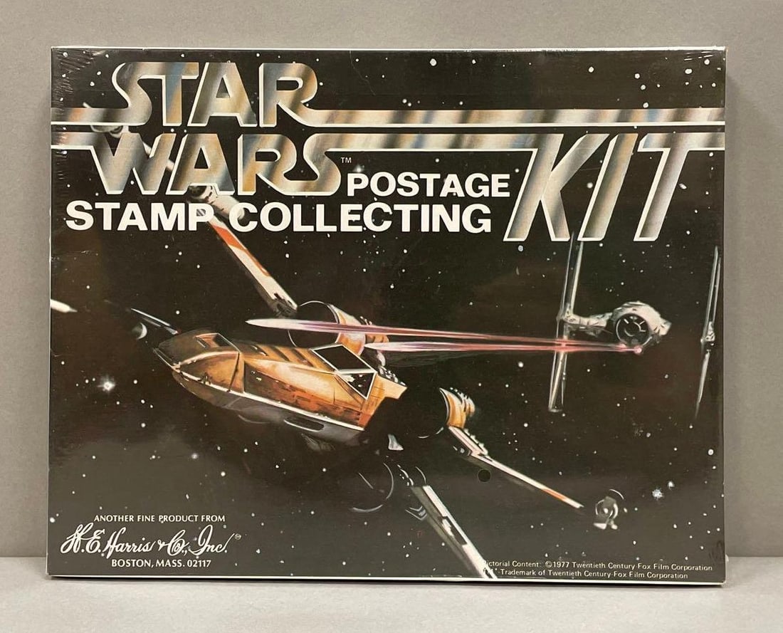 Vintage Star Wars Postage Stamp Collecting Kit (1 of 3)